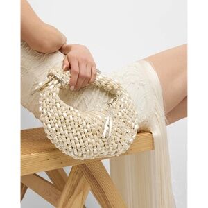 Poolside The Josie  Knotted Top Handle Pearl Bag